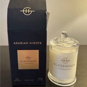 Glasshouse Arabian Nights Candle 60 g 2.1 oz Travel Size NIB